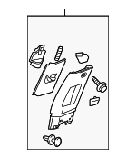 23202682 - Body: Upper Center Pillar Trim for Cadillac: SRX Image