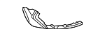 80F807851GRU - Body: Bumper Corner Cover for Audi Image