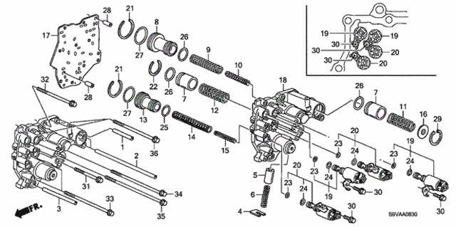 AT Accumulator Body for 2008 Honda Pilot #0