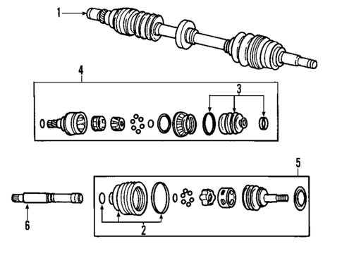 Axle Shafts & Joints for 2009 Chevrolet Aveo #0