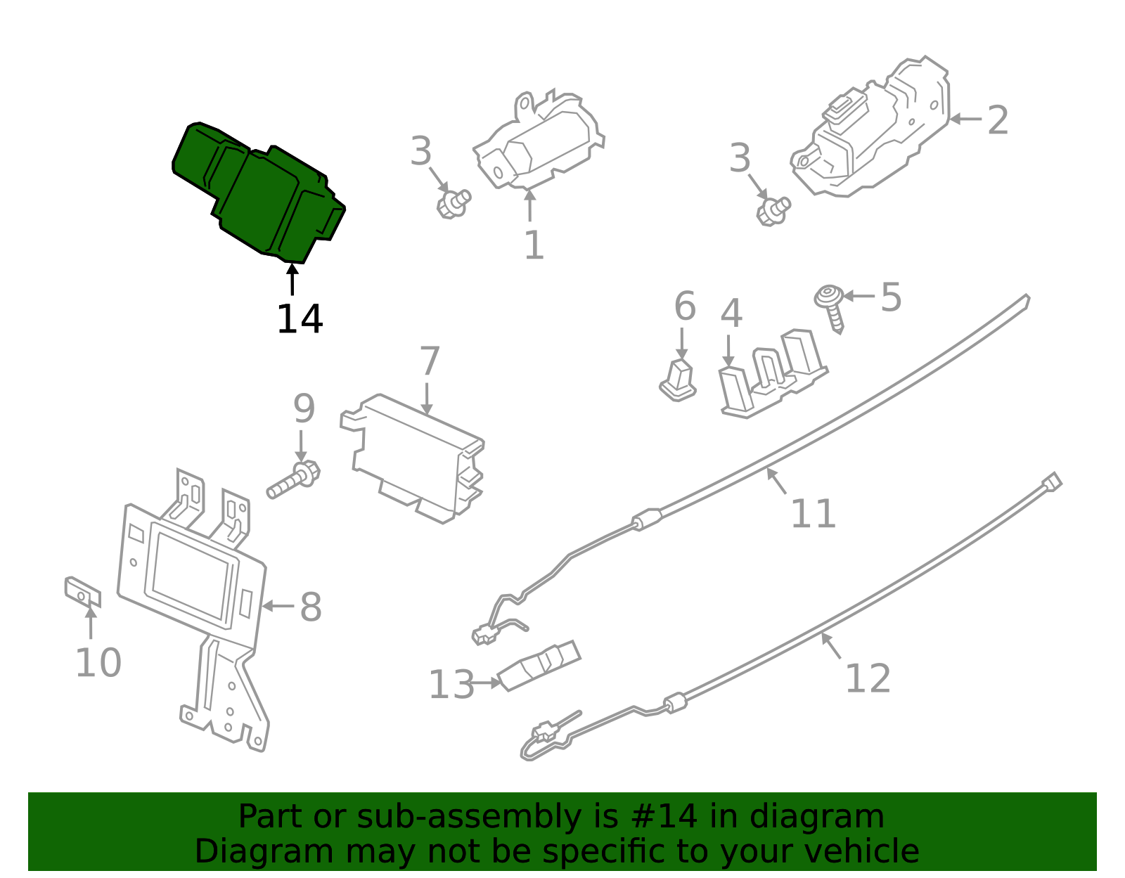2018-2021 Ford Expedition | Rear Camera | LL1Z-19G490-B | Walls' Ford Parts