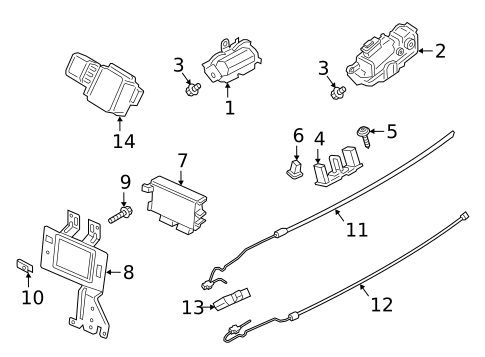 Lock & Hardware for 2023 Ford Expedition #2
