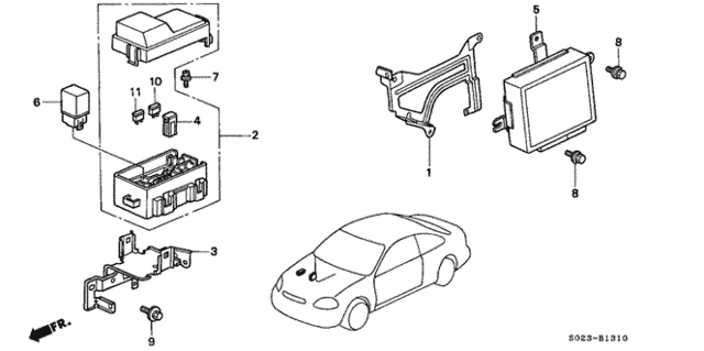 ABS Unit for 1997 Honda Civic #0