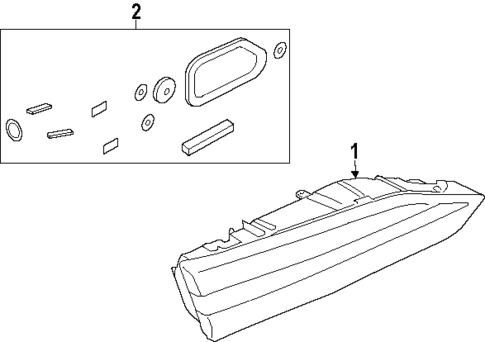 Tail Lamps for 2025 BMW 550e xDrive #1