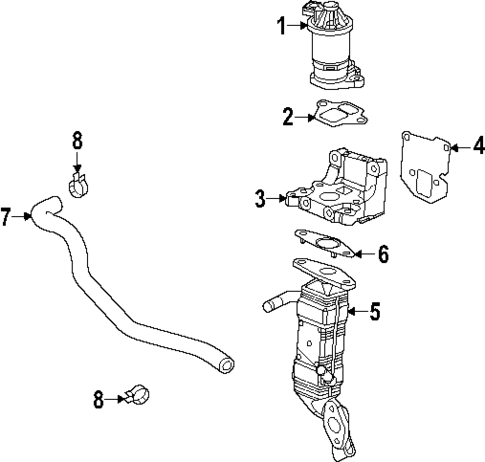 EGR System for 2025 Honda Civic #0