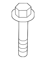 PAF008128 - Cooling System: Pulley Assembly Mount Bolt for Porsche Image