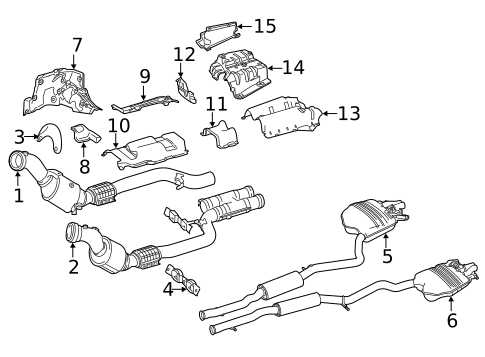 Exhaust Components for 2021 Mercedes-Benz S63 AMG #3