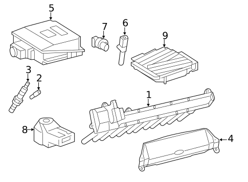 Ignition System for 2014 Mercedes-Benz CL65 AMG #0