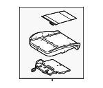 CE8Z54632A22D - Body: Seat Cushion Pad for Ford: Fiesta Image