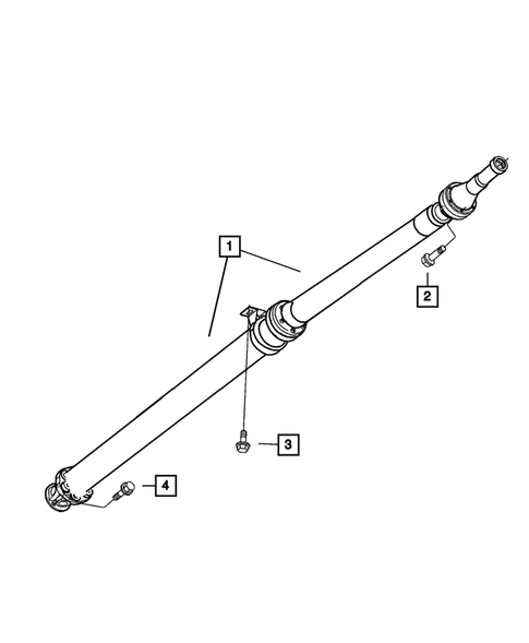 Propeller Shaft for 2004 Dodge Grand Caravan #0
