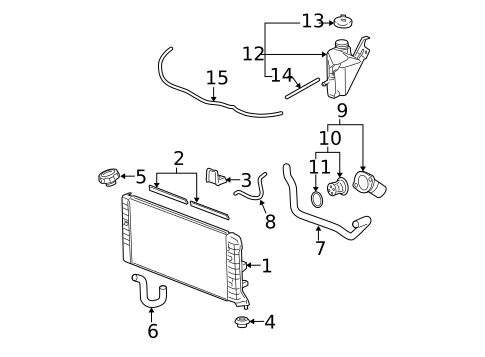 Thermostat & Housing for 2005 Pontiac Grand Prix #0