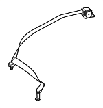 20686054009C94 - Body: Seat Belt Lap And Shoulder Belt for Mercedes-Benz Image