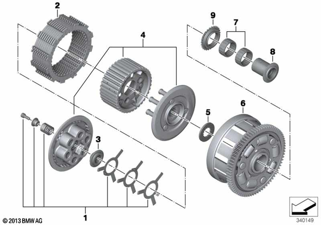 21217724789 - Clutch: Spring Set -  for BMW-Motorrad Image