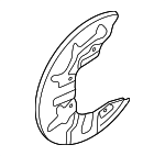 8T0615312C - : Splash Shield for Audi: RS5 Image