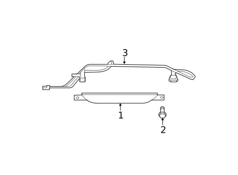 High Mount Lamps for 2013 Dodge Durango #0