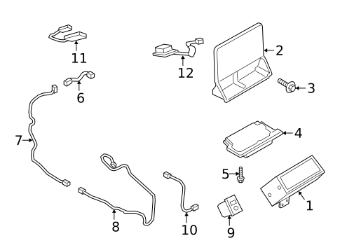 Navigation System Components for 2018 Lincoln Navigator #0