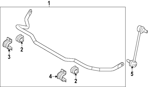 Stabilizer Bar & Components for 2025 Kia EV9 #1