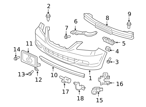 Automatic Temperature Controls for 2007 Honda Odyssey #1