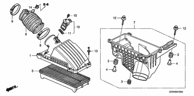 Air Cleaner for 2007 Honda Accord #0