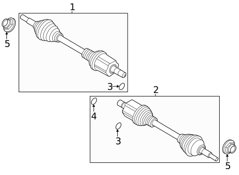 Drive Axles for 2022 Ford Explorer #0