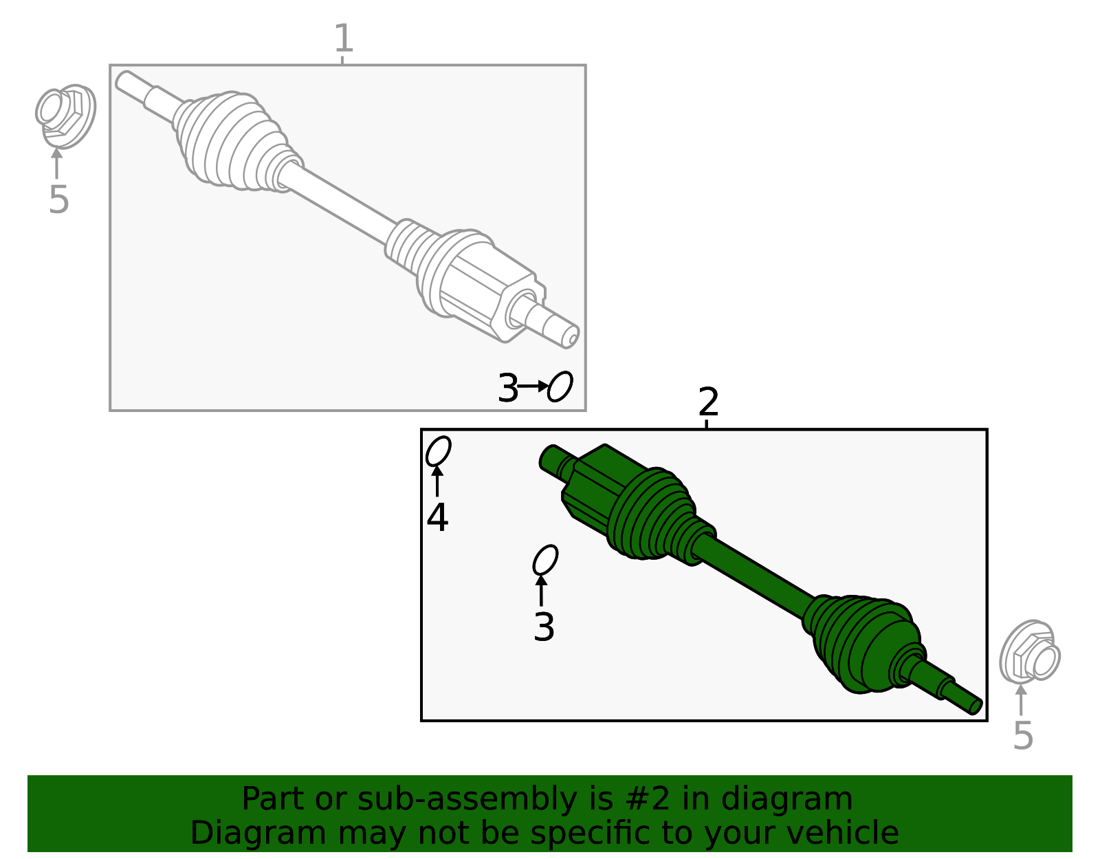 N1MZ-3A427-E - Axle Assembly - 2021-2025 Ford | Eastgate Ford Parts