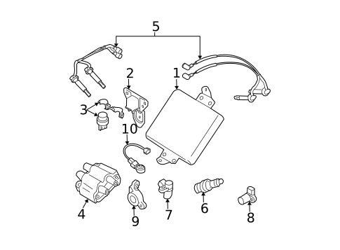 Ignition System for 2007 Subaru Forester #1