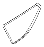 87810DO200 - Body: Quarter Glass for Kia Image