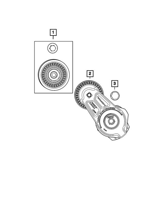 68359242AE - : Belt Tensioner for Mopar Image