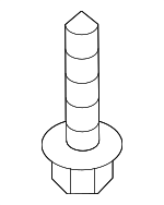 WHT008613 - Body: Fender Liner Bolt for Audi: A4, A4 allroad, A4 Quattro, A5 Quattro, A6 allroad, A6 Quattro, A7 Sportback, A8 Quattro, Q5, Q5 PHEV, Q5 Sportback, Q7, RS5, RS6 Avant, RS7 Sportback, S4, S5, S6, S7 Sportback, S8, SQ5, SQ5 Sportback, SQ7 Image