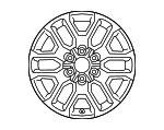 426010C080 - Tire &amp; Wheel: Wheel for Toyota Image