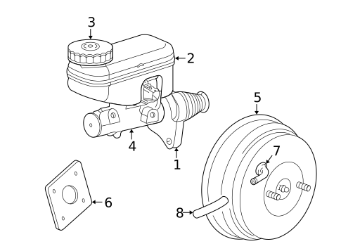 Hydraulic System for 2003 Chrysler Sebring #1