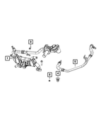 68298443AB - Cooling: Supply Tube Hose for Mopar Image