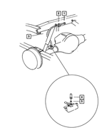 52067972 - Rear Axle: Axle Vent Hose for Mopar Image