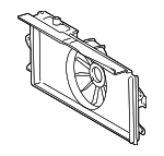 167110D160 - Cooling System: Fan Shroud for Toyota: Corolla, Matrix Image