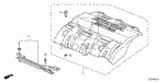17121RJEA11 - Engine: COVER ASSY., ENGINE for Honda Image