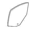 XW4Z5425712AA - Body: Door Glass for Lincoln: LS Image