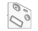 LX6Z19W700DA - HVAC: Housing Seal Kit for Ford: Escape Image