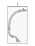 80311SZNA01 - HVAC: Suction Hose for Acura Image