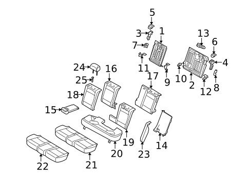 Second Row Seats for 2013 BMW X5 #0