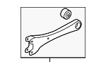 RARM4 - Suspension: Motorcraftâ„¢ Radius Arm for Ford Image