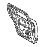 KMY07302XD - Body: Door Shell for Mazda Image