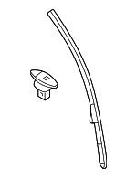 KMV67376Z - Body: Rear Weather-strip for Mazda Image
