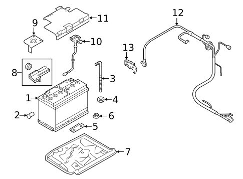 Battery for 2022 Audi SQ7 #0
