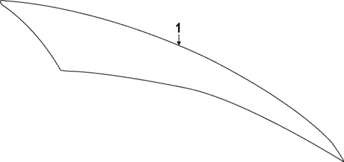 Glass - Lift Gate for 2025 Volvo EC40 #0