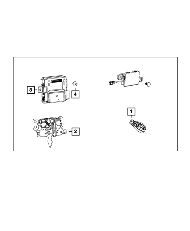 68319678AE - : Tire Pressure Monitoring System Receiver for Mopar Image