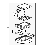 15909171 - Body: Seat Back Assembly for Chevrolet: Silverado 1500, Silverado 2500 HD, Silverado 3500 HD | GMC: Sierra 1500, Sierra 2500 HD, Sierra 3500 HD Image