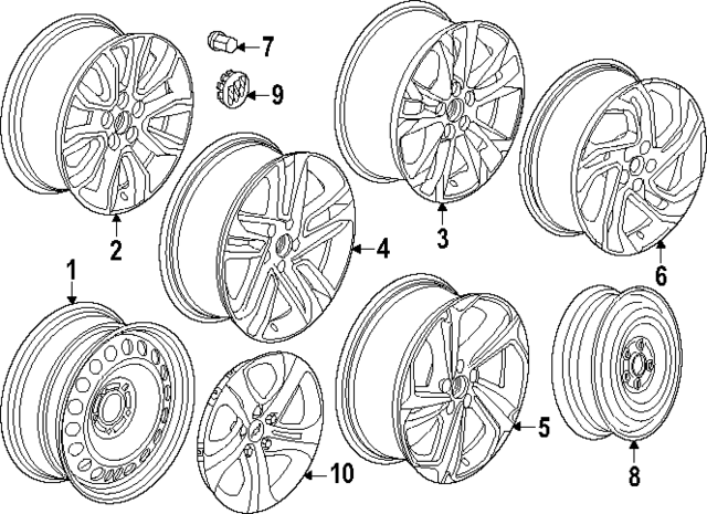 60009287 - Suspension: Wheel, Alloy for GM Image