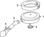 130947202 - Engine: Air Cleaner Assembly for Mercedes-Benz Image