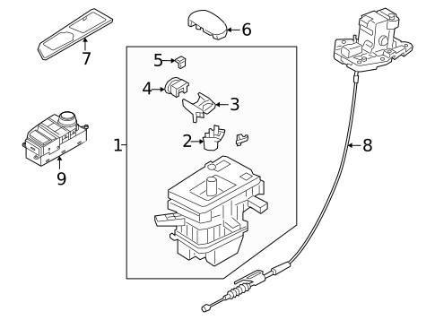 Gear Shift Control for 2019 Genesis G70 #0