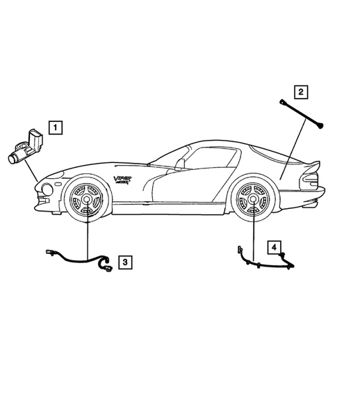 Sensors for 2001 Dodge Viper #1